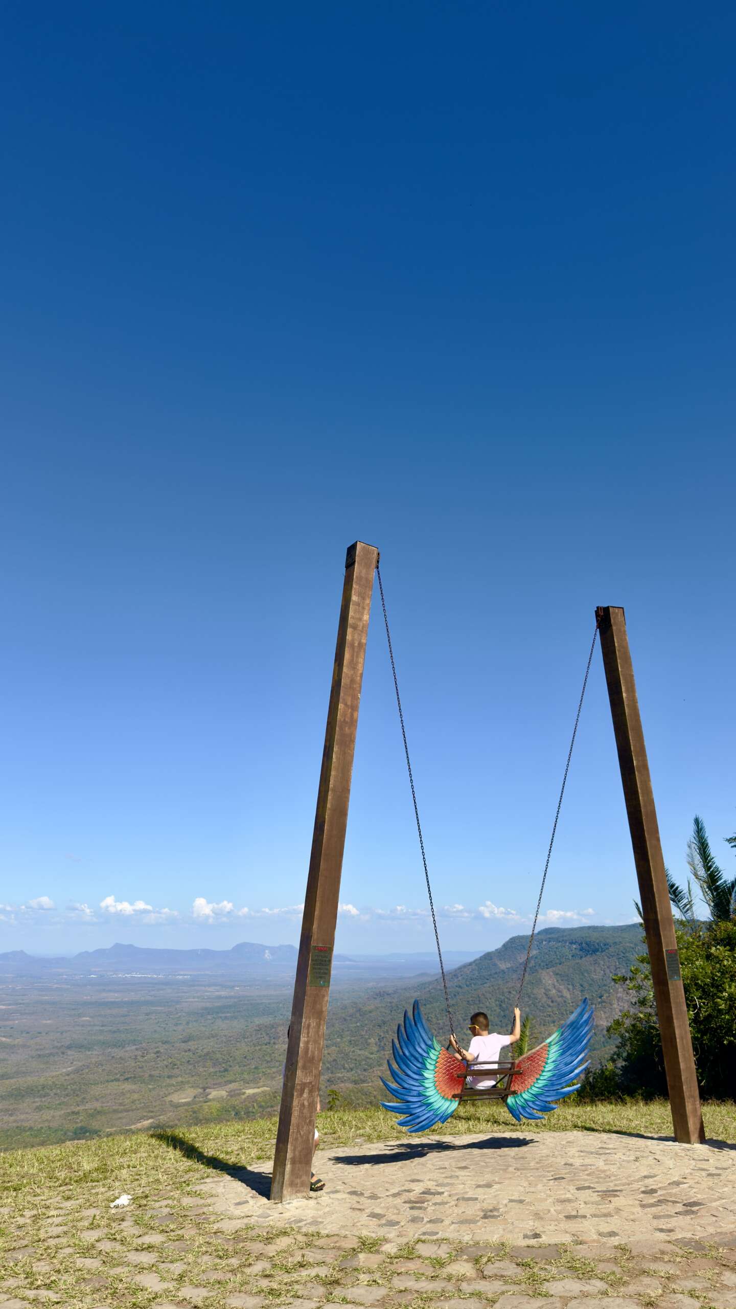 Cliente aproveitando a vista em Jericoacoara com a agência World Tour Ita